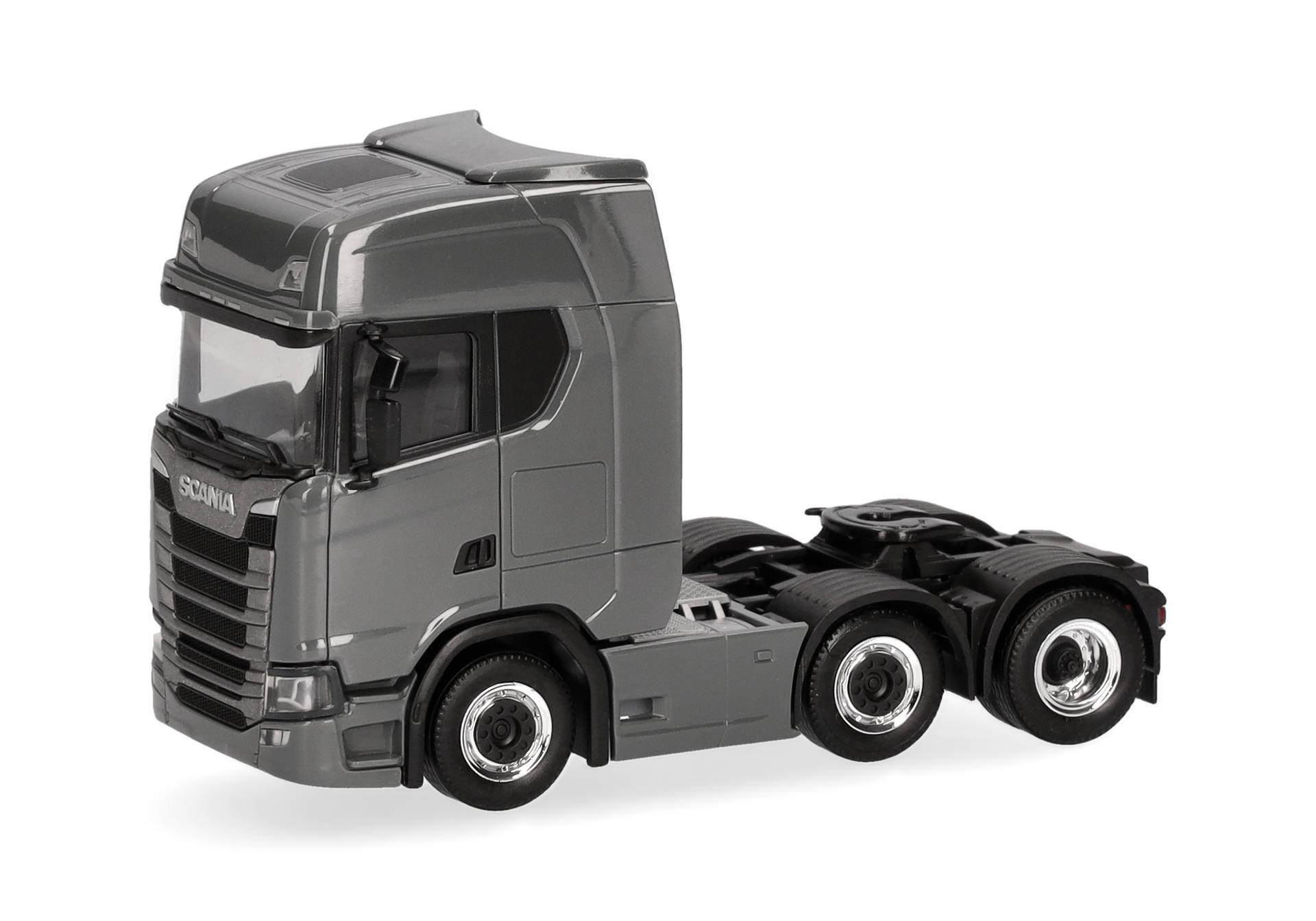 Scania CS 20 HD rigid tractor 3axles, steel grey