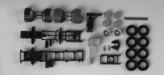 chassis for tractor MAN TGX 3-axle Content: 2 pcs.