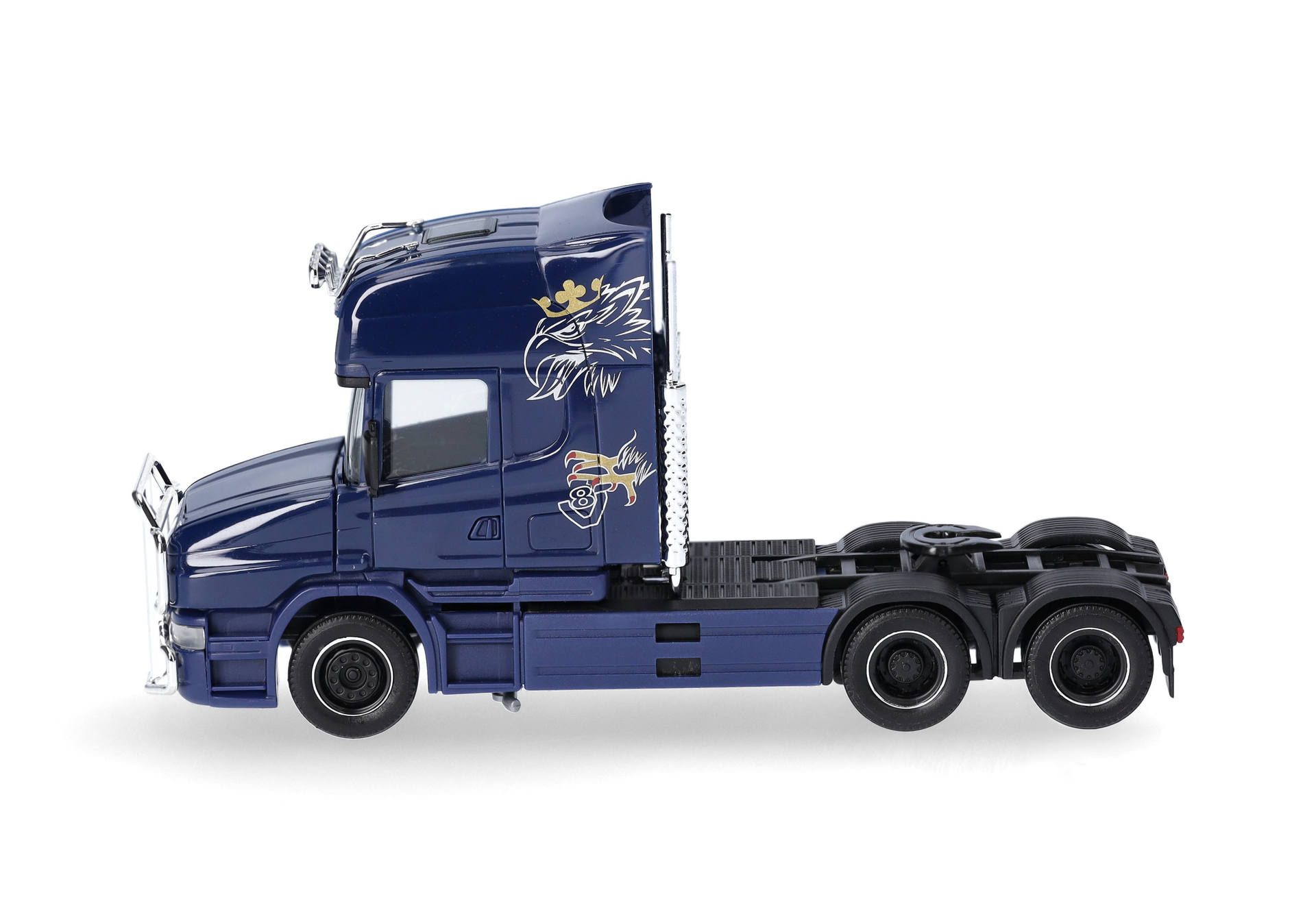 Scania Hauber 04 Topline rigid tractor 3axles, cobalt blue