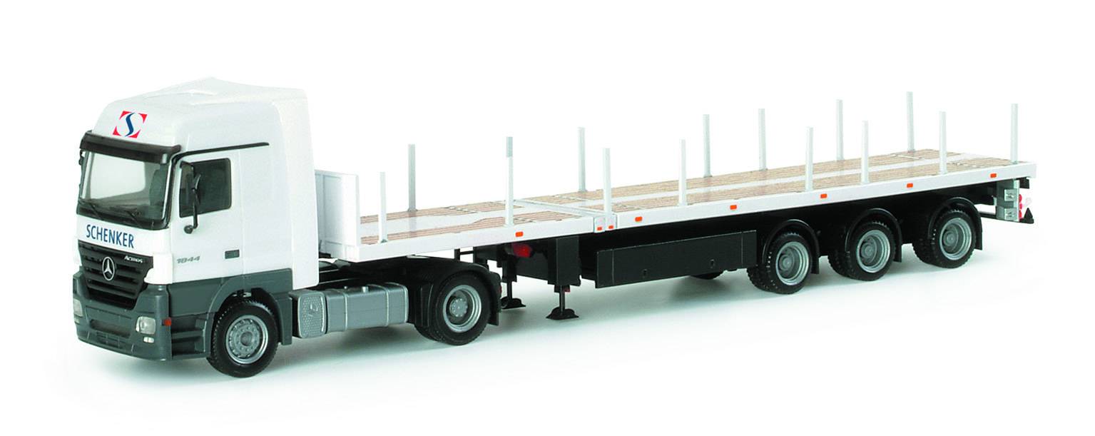 Mercedes-Benz Actros LH teletrailer semitrailer "Schenker"
