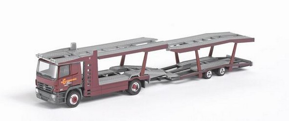 Mercedes-Benz Actros L '02 Autotransporter-Hängerzug Sonderkarton