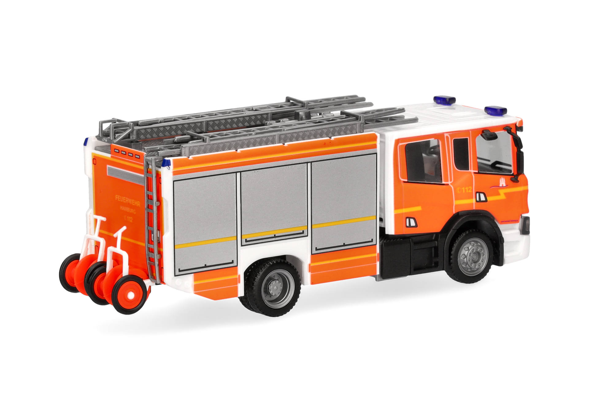 fire engine, emergency vehicle, orange truck, ladder truck, firefighter equipment