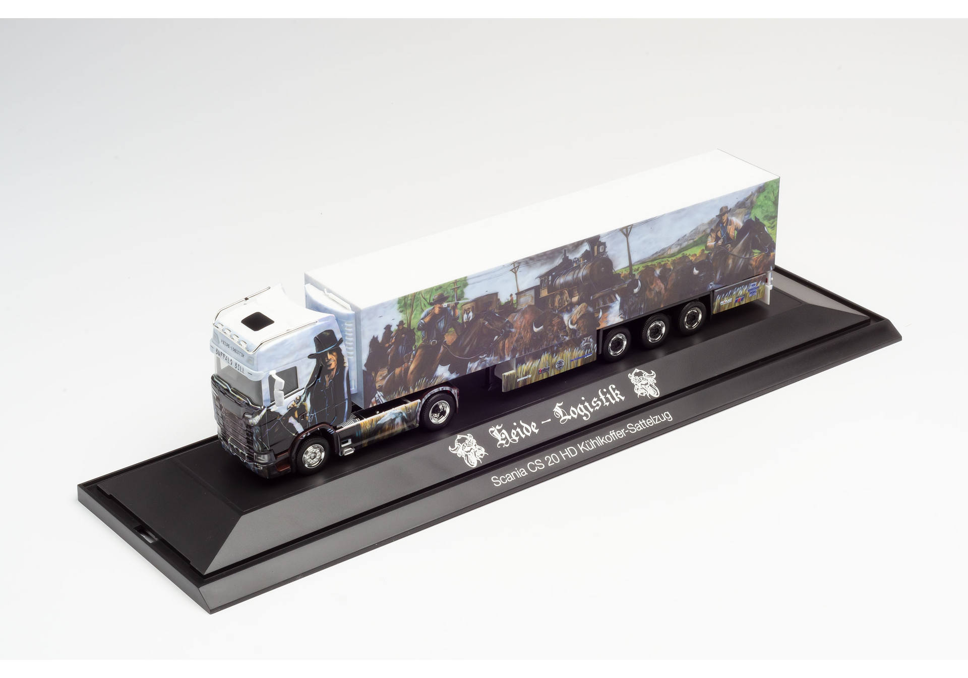 Scania CS 20 HD refrigerated semitrailer "Heide Logistik / Buffalo Bill"