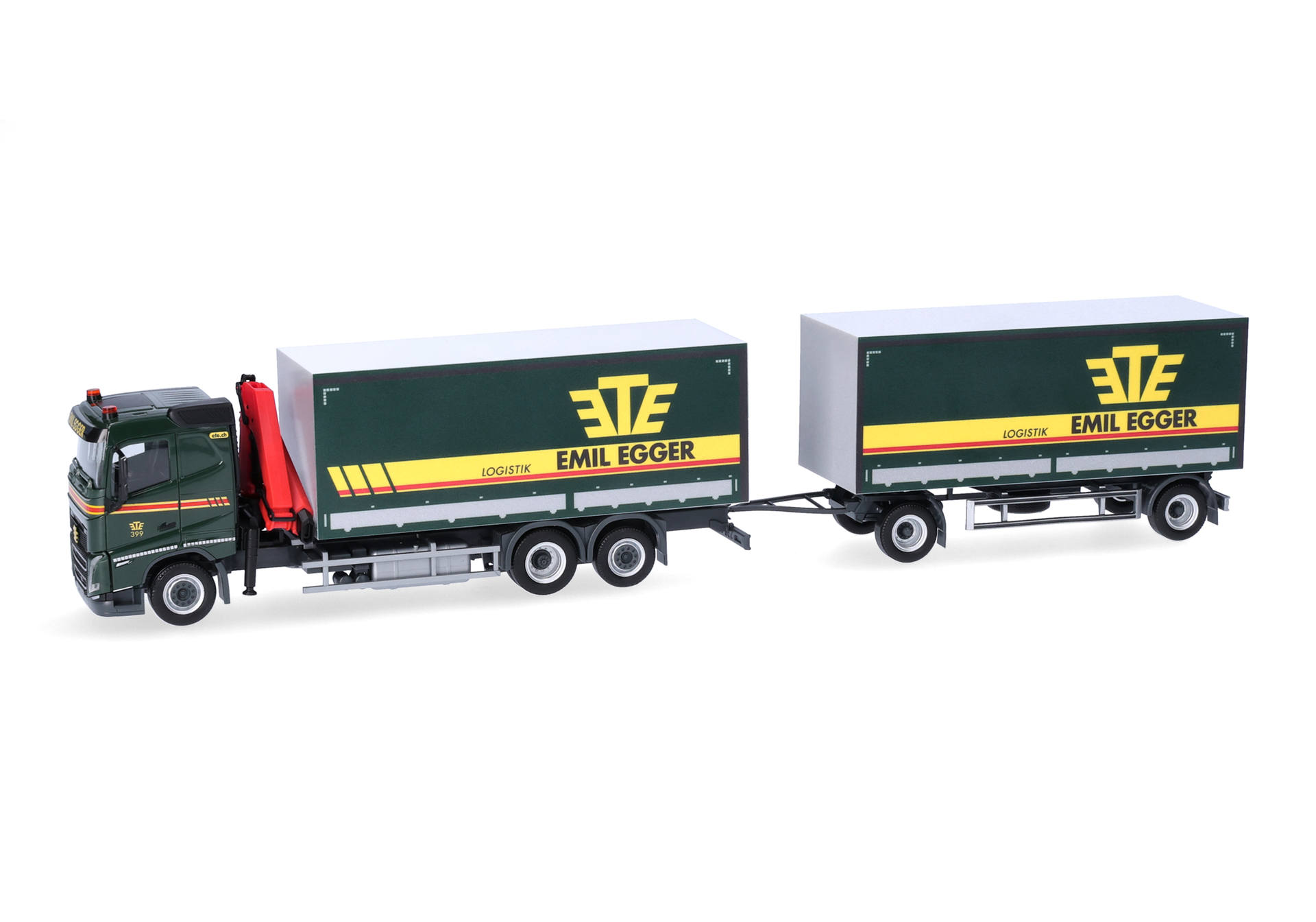 truck, trailer, logistics, green vehicle, shipping