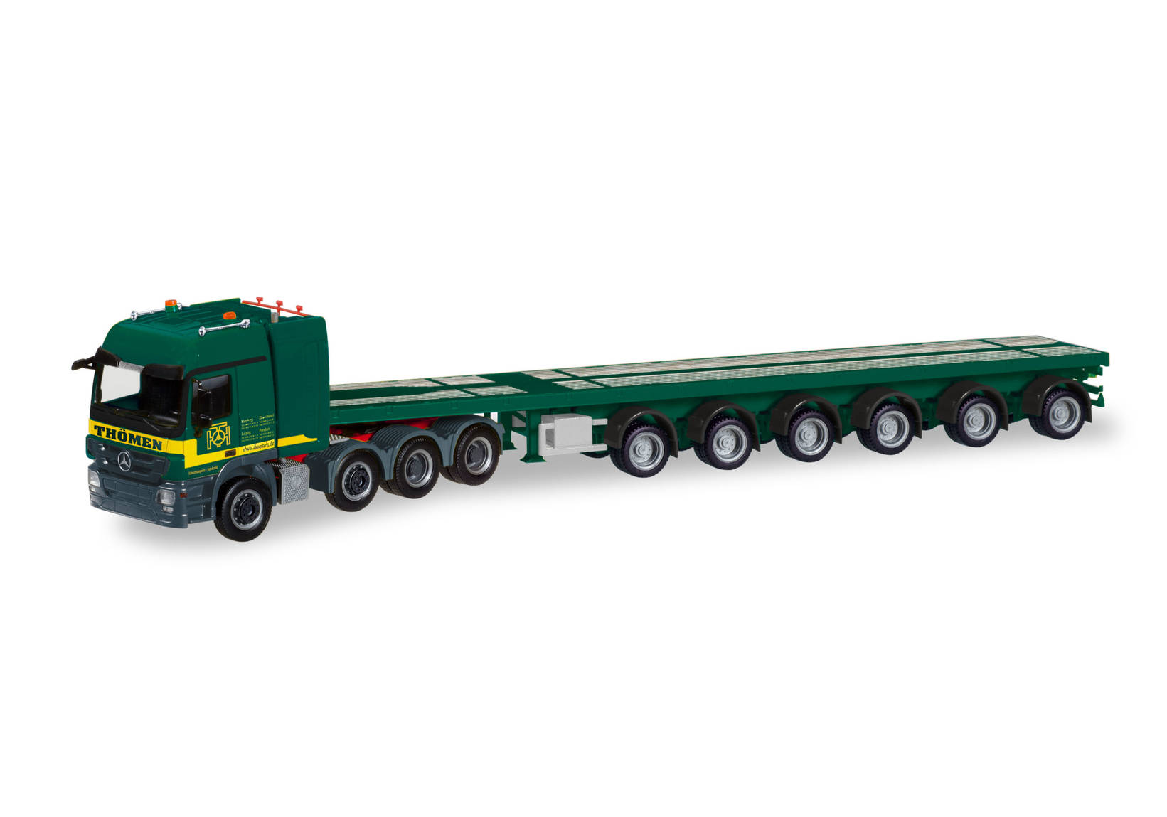 Mercedes-Benz Actros L heavy duty ballast trailer "Thömen"