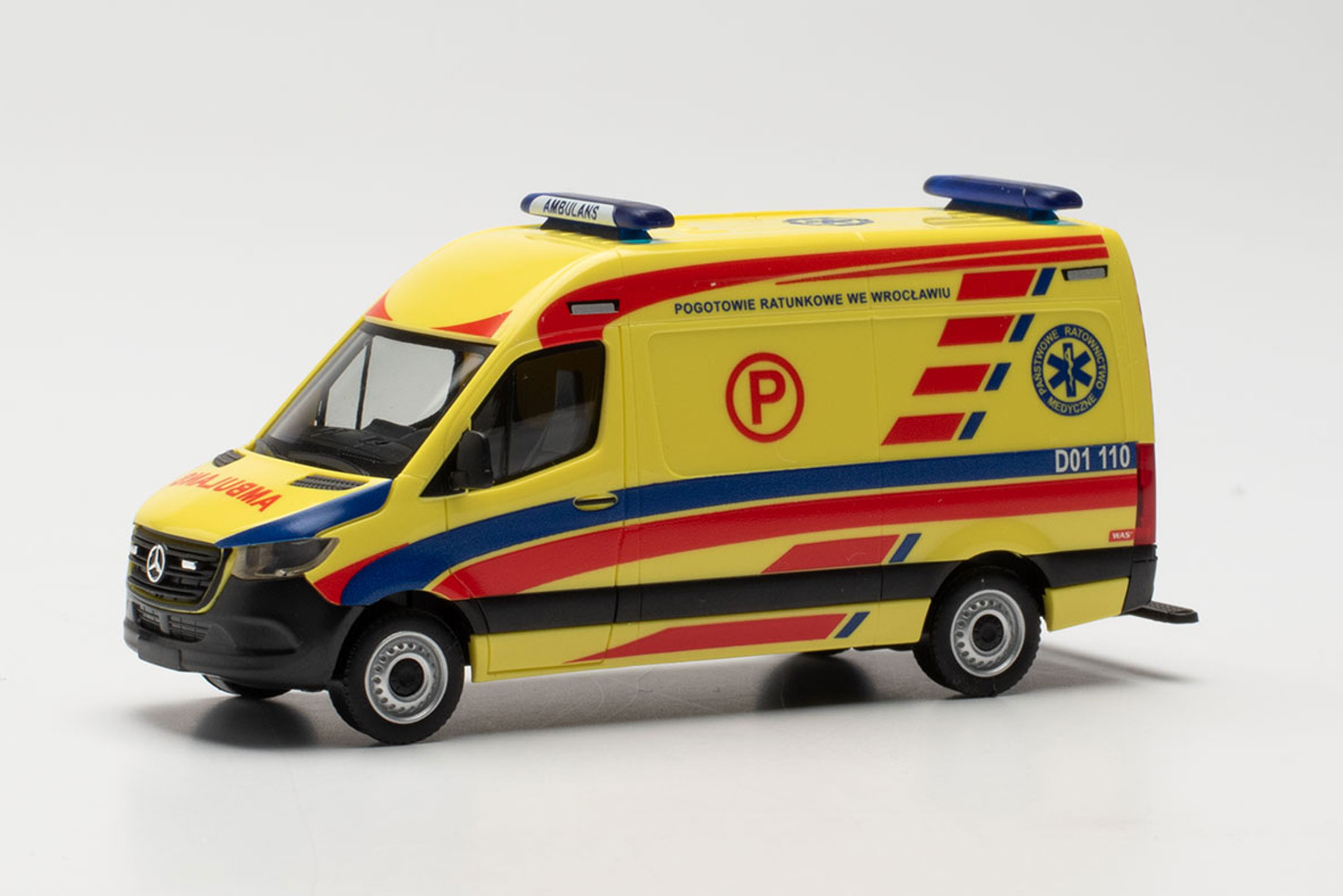 Mercedes-Benz Sprinter '18 transporter high-roof "Pogotwie Ratunkowe We Wroclawiu/P" (Poland)