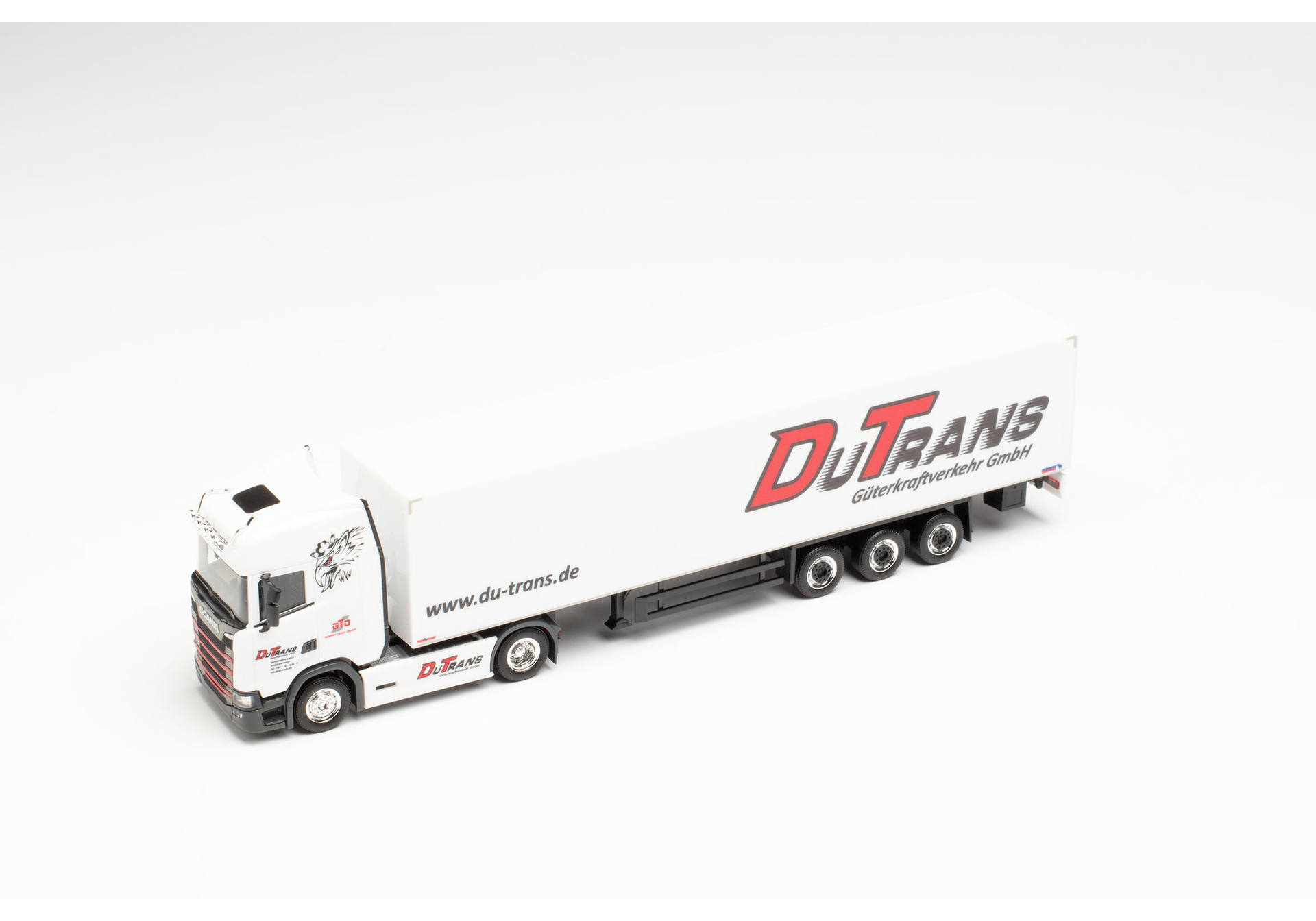 Scania CS 20 HD box semitrailer „Du-Trans / German Truck Driver“