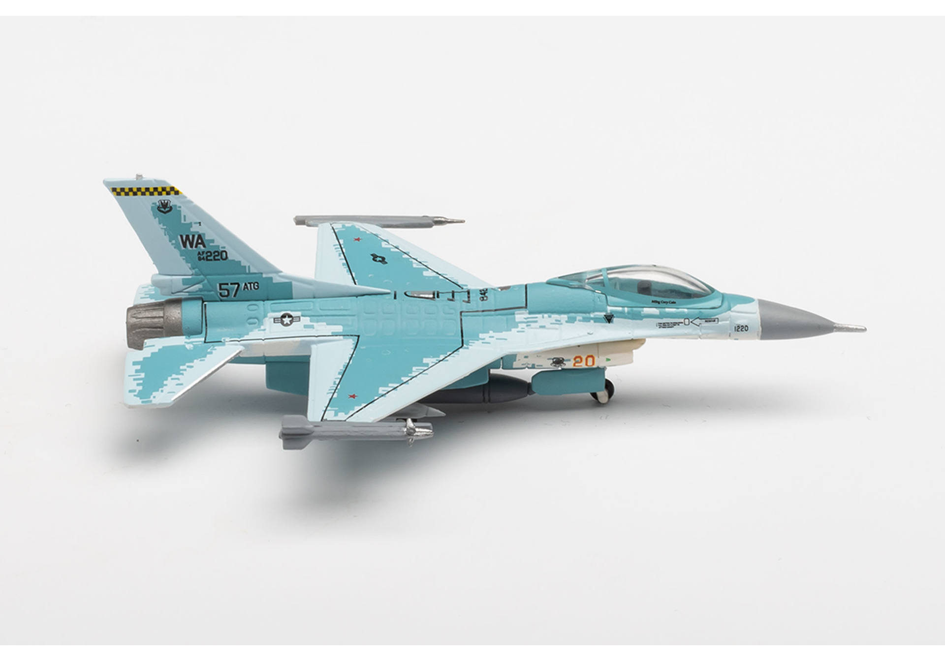 U.S. Air Force Lockheed Martin F-16C Fighting Falcon - 64th Aggressor Squadron, Nellis Air Base „Ghost“ – 84-1220