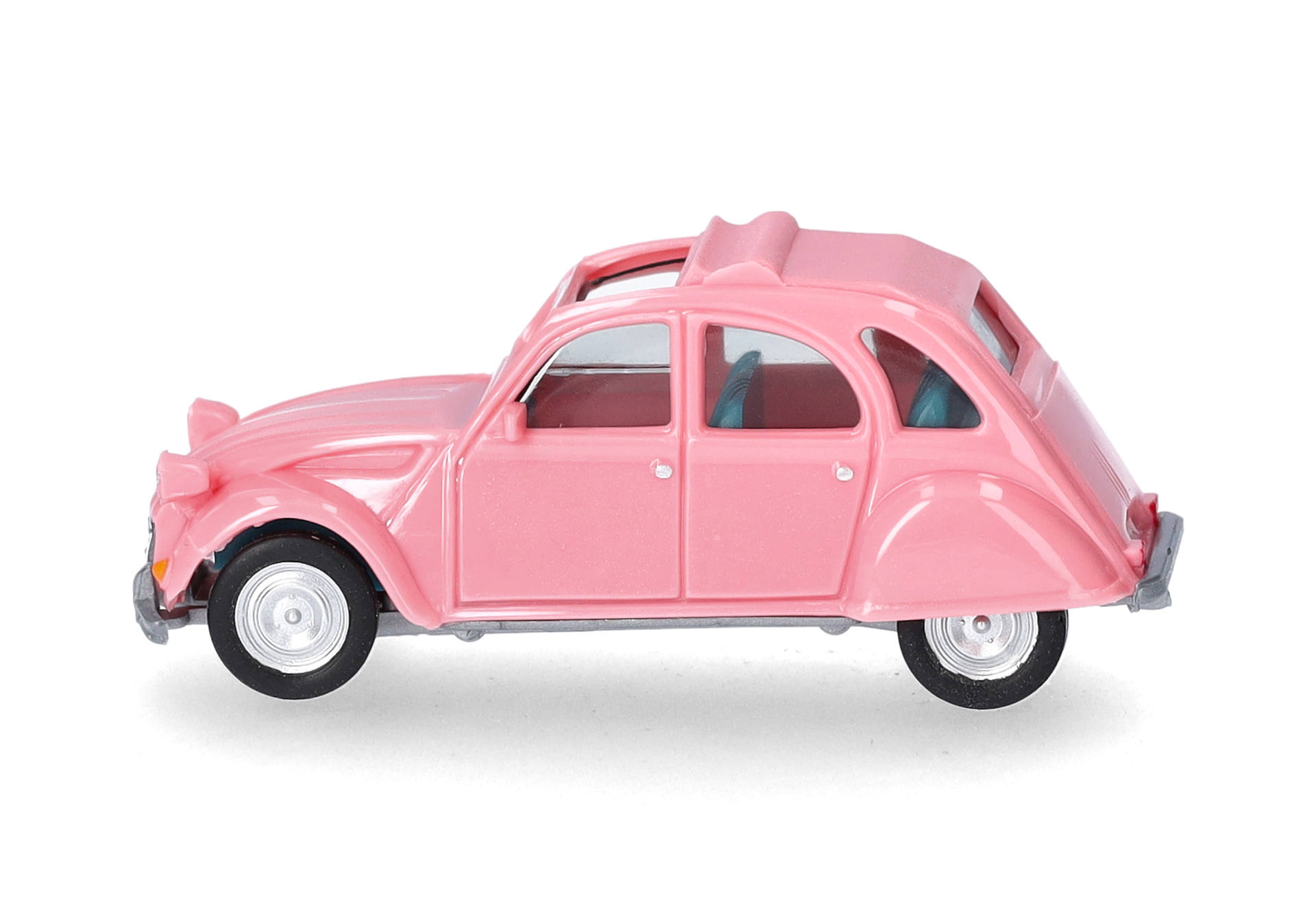 Citroen 2CV, open, light pink Citroen 2CV, open, light pink