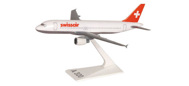 Swissair Airbus A320. This item comes / came in Wooster branded packaging.