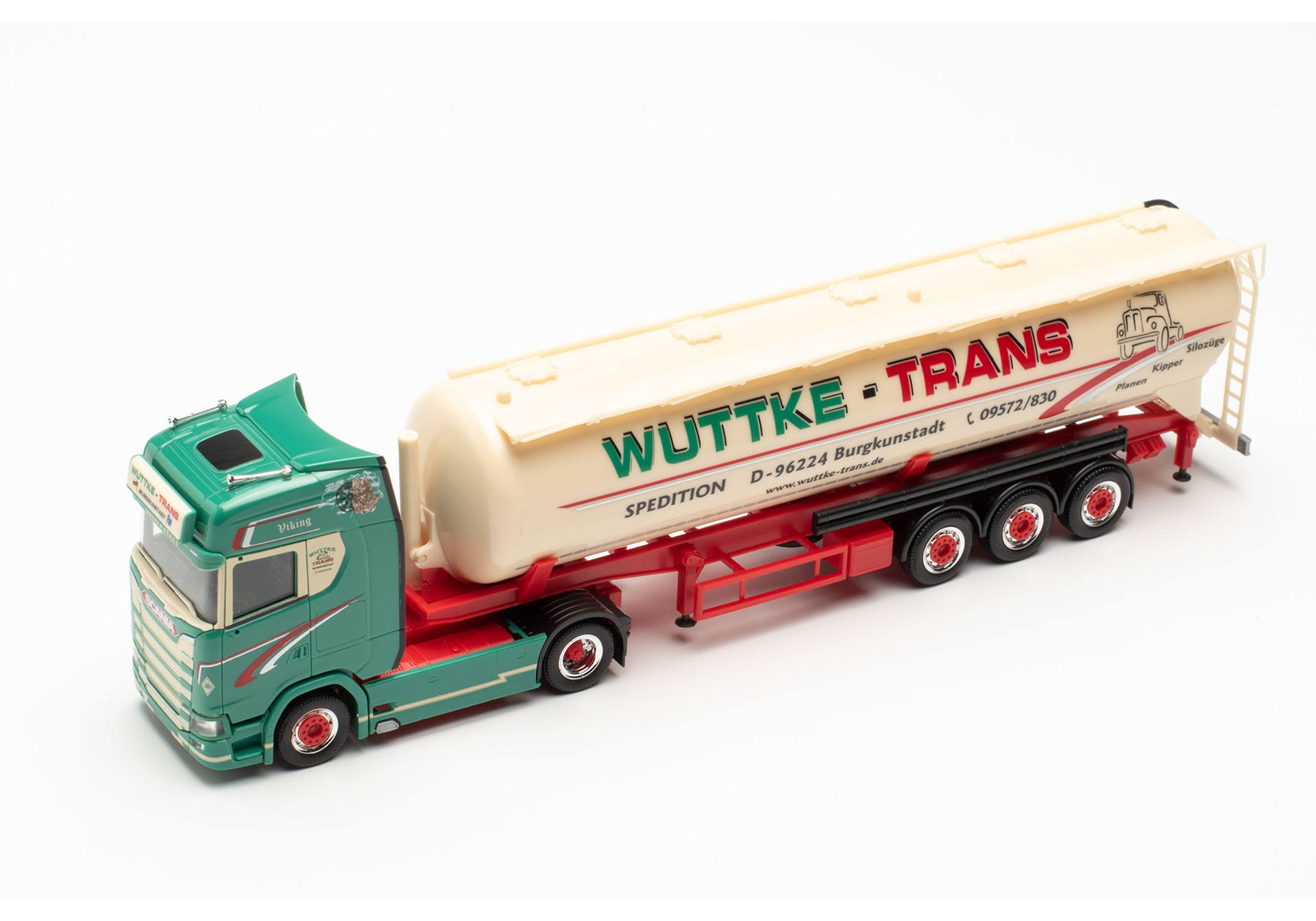 Scania CS 20 high roof silo semitrailer „Wuttke-Trans Burgkunstadt“