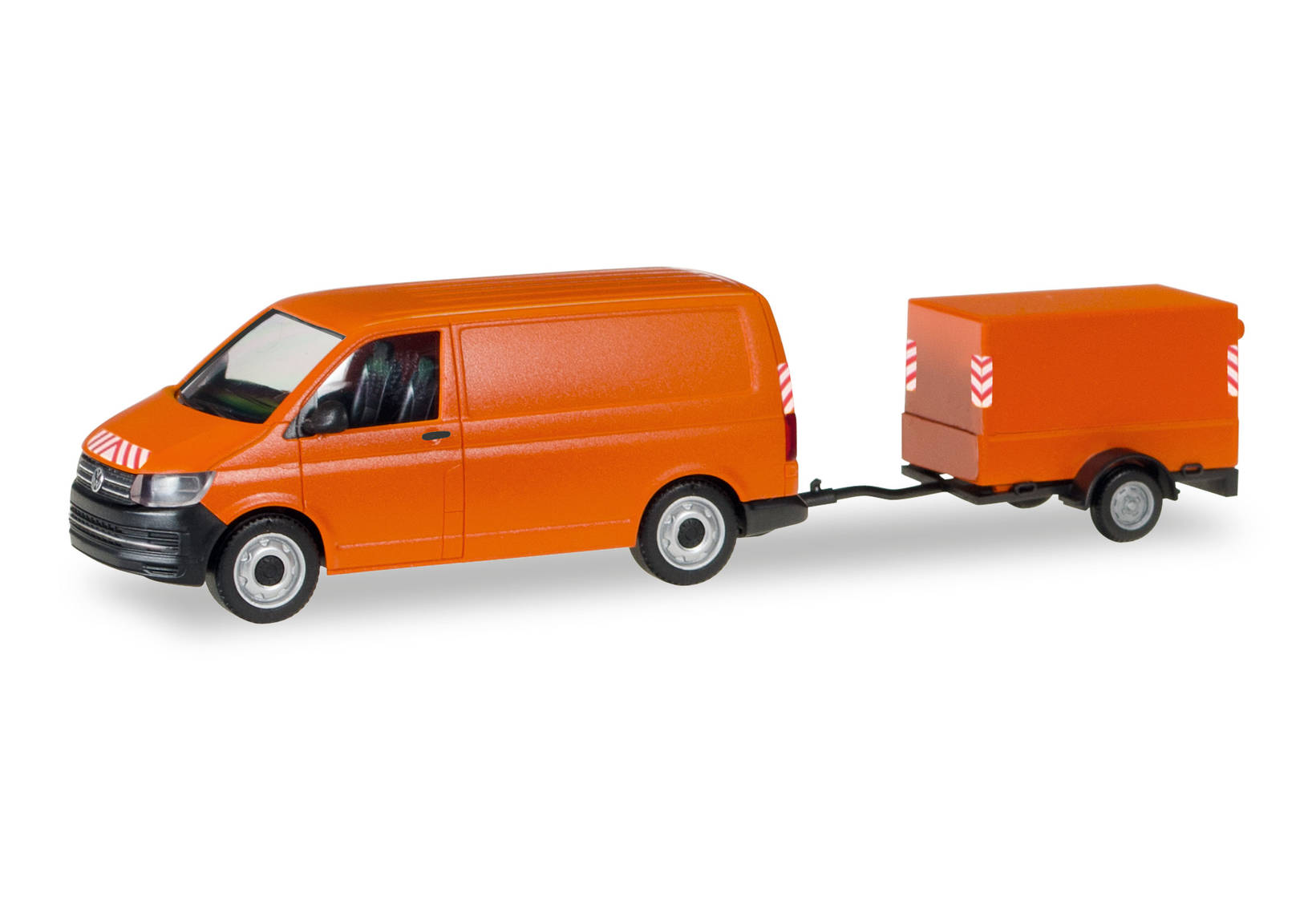 VW T6 Transporter mit Planen-Anhänger