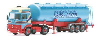 Renault R 390 HD Kippsilo saddle train 2A/3A