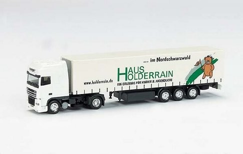 DAF XF curtain plane saddle train