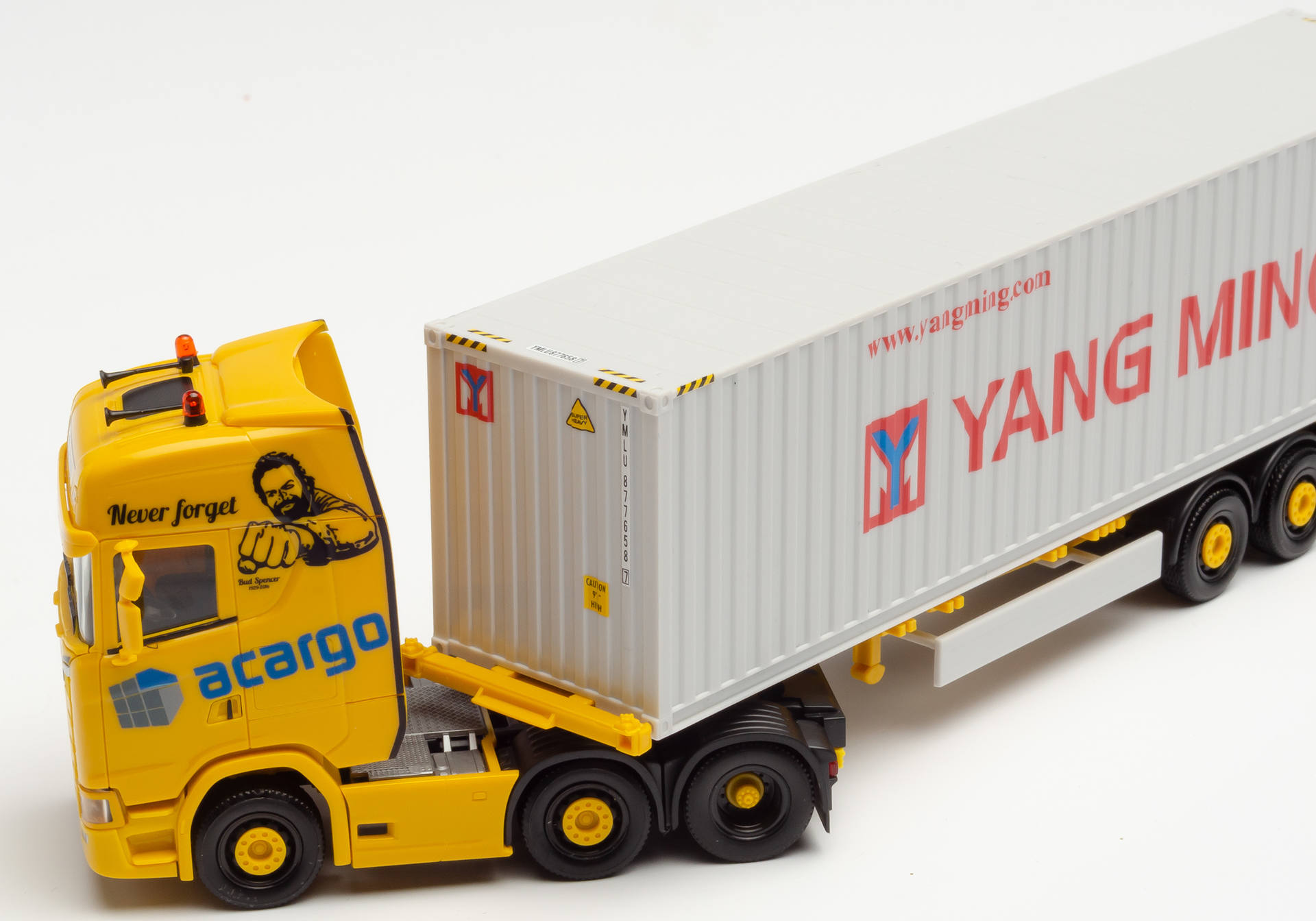 Scania CS 20 HD 6x2 Container-Sattelzug "acargo/Yang Ming 40 ft. High Cube“