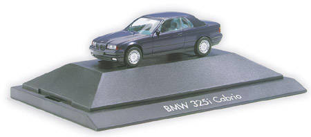 BMW 325i Cabrio mit Hardtop, blau metallic, PC