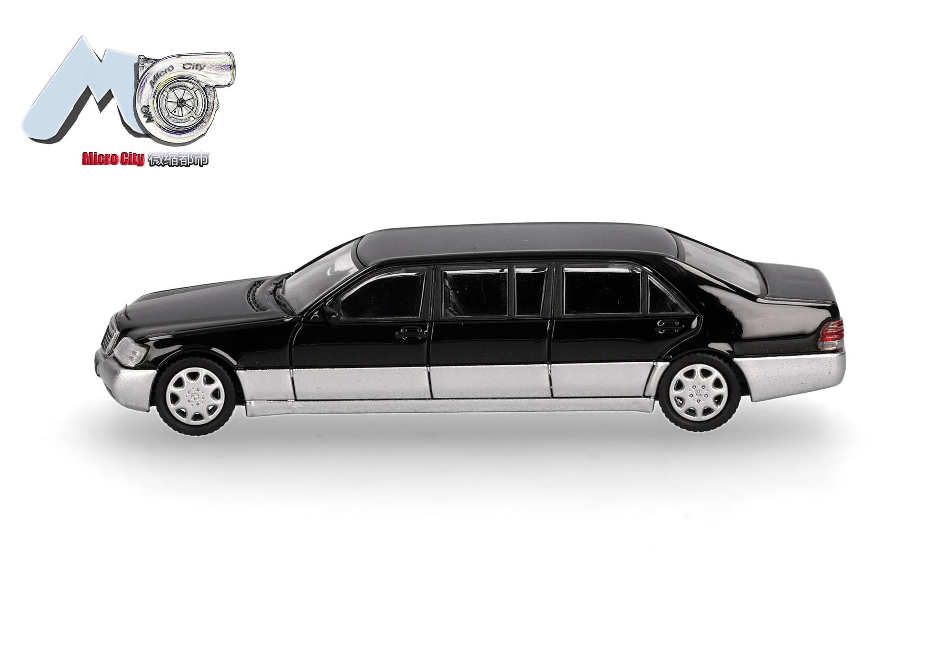 MicroCity: Mercedes-Benz S600 Pullman, black/silver