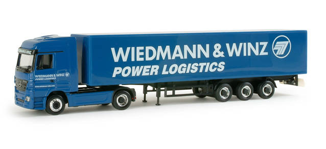 Mercedes-Benz Actros LH Planen-Sattelzug "Wiedmann & Winz"