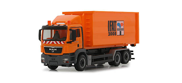 MAN TGS L conventional dump truck U-BOXX "IFAT"