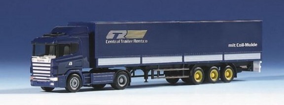 Scania 124 hl platform plane saddle train 2a/3a