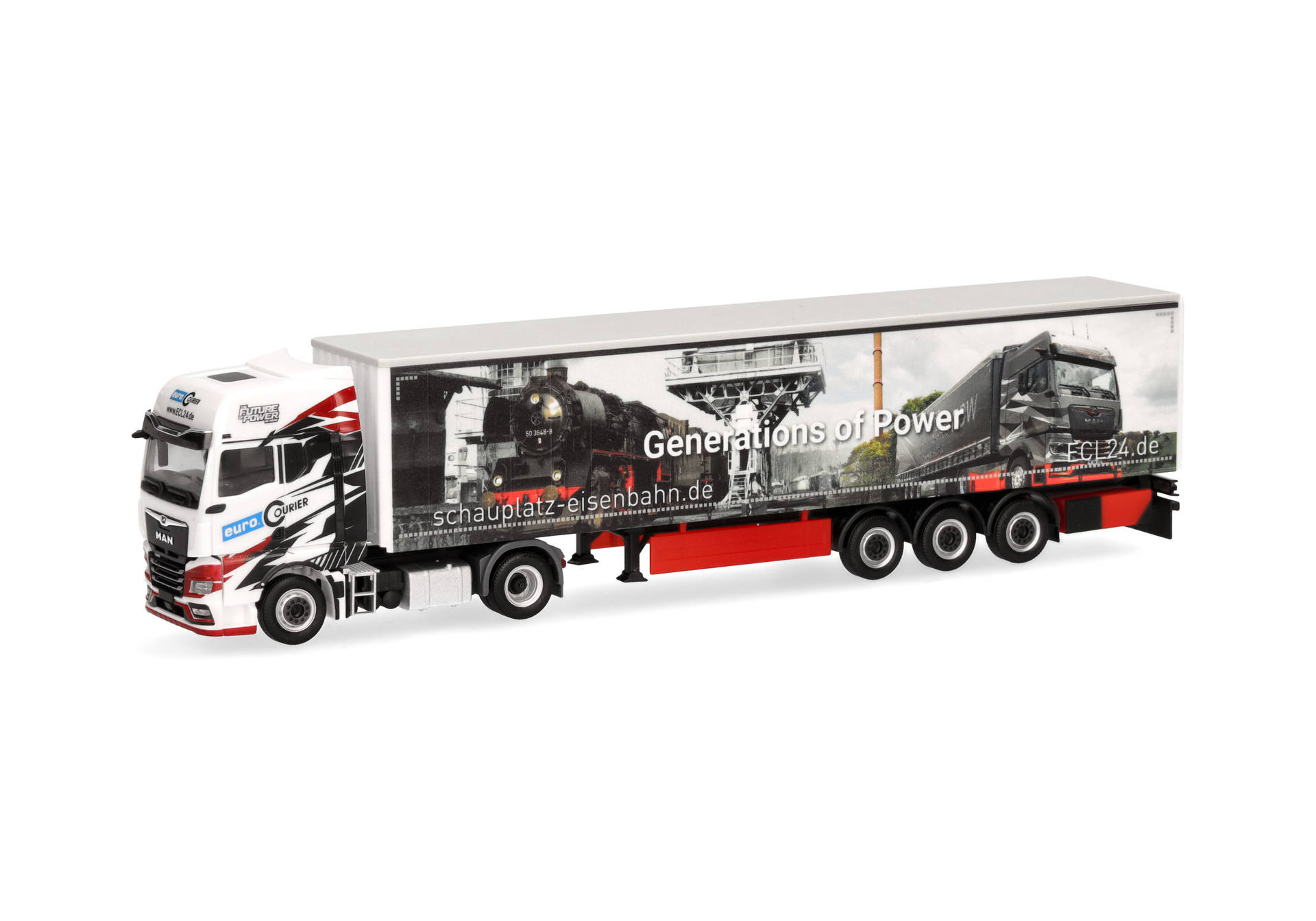MAN TGX GX Gardinenplanen-Sattelzug "Schauplatz Eisenbahn/ECL24"