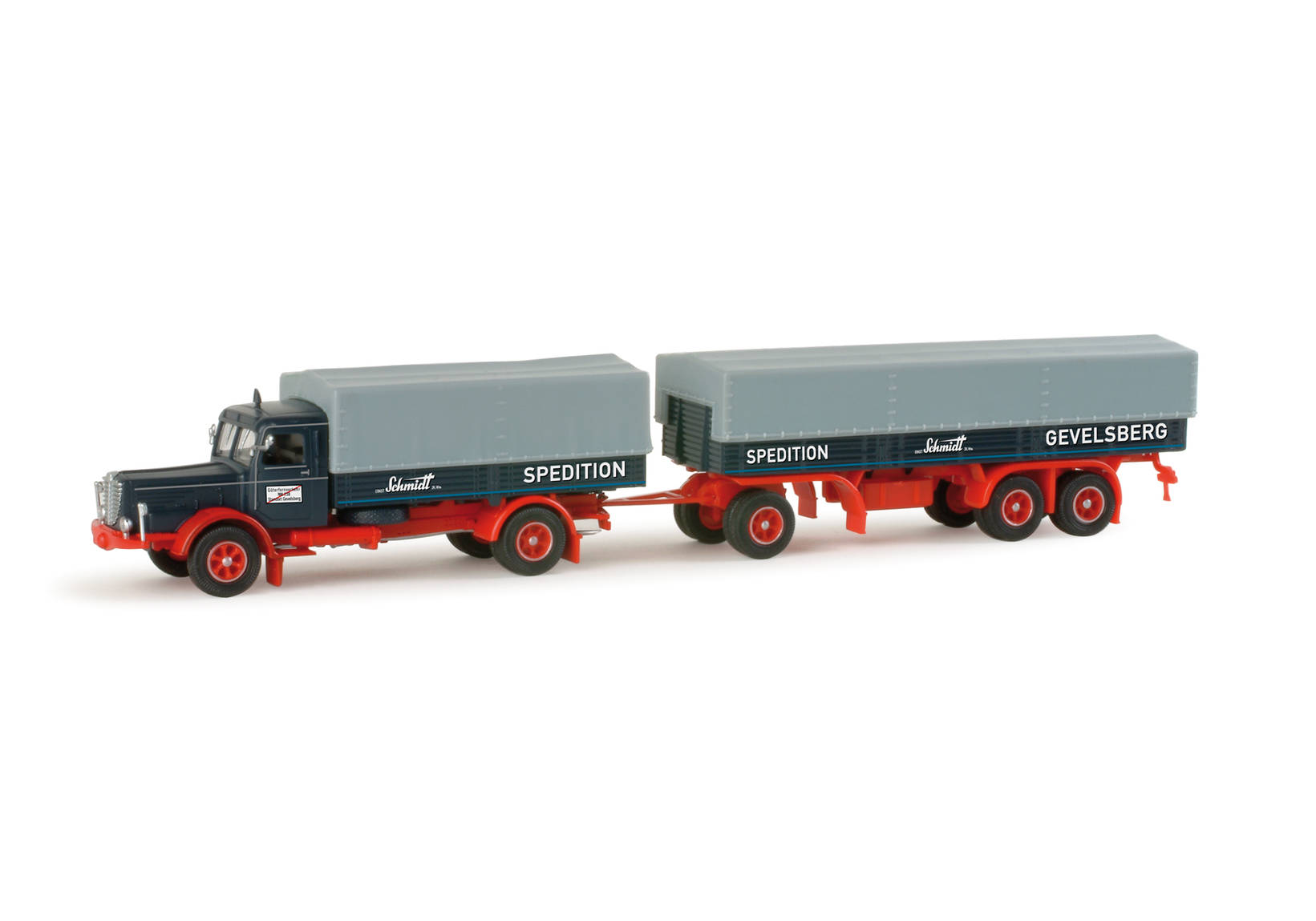 Buessing 8000 canvas cover trailer "Schmidt Gevelsberg"