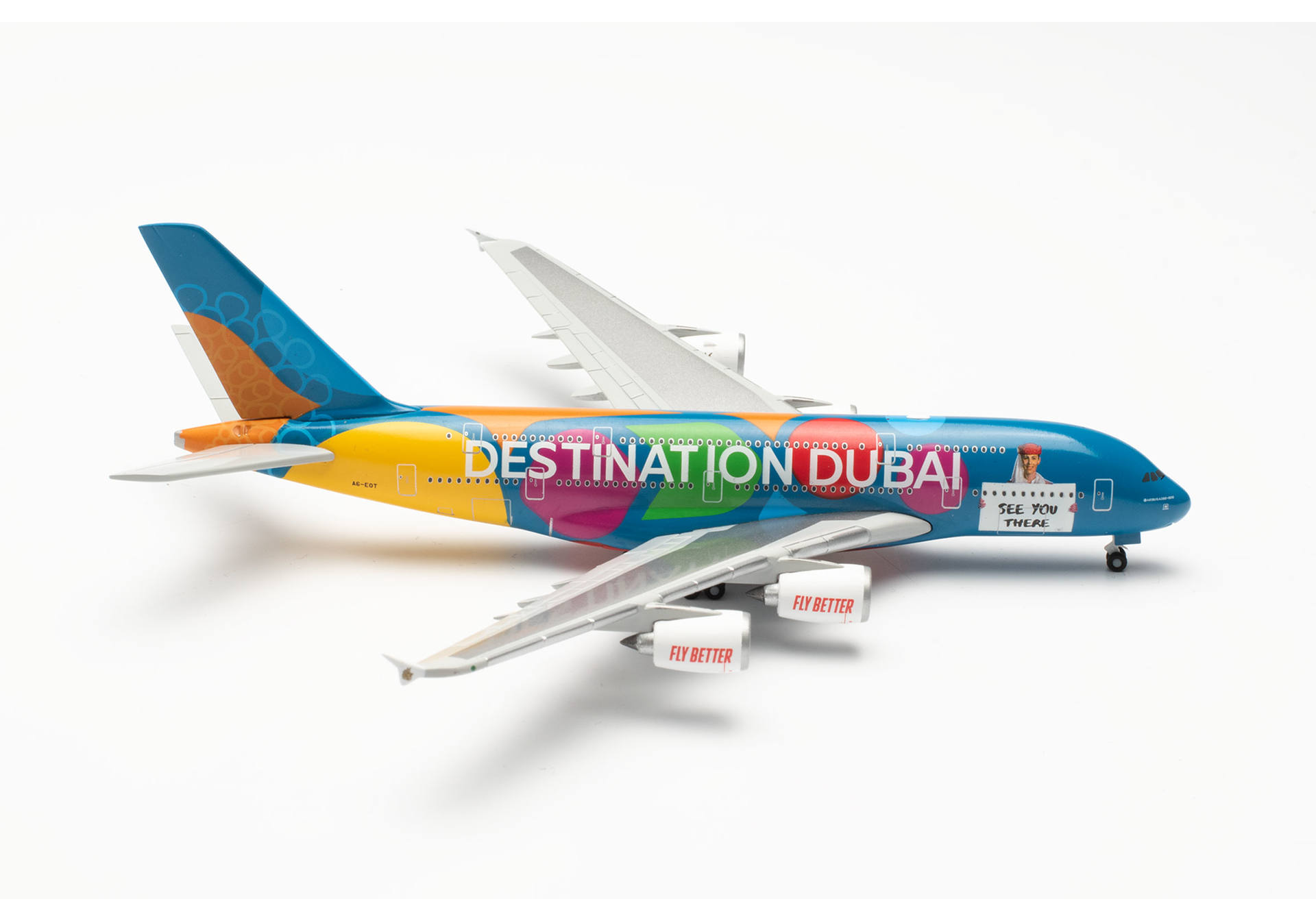 Emirates Airbus A380 "Destination Dubai" - A6-EOT