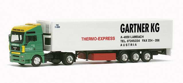 MAN TGA XXL Kühlkoffer-Sattelzug "Gartner"