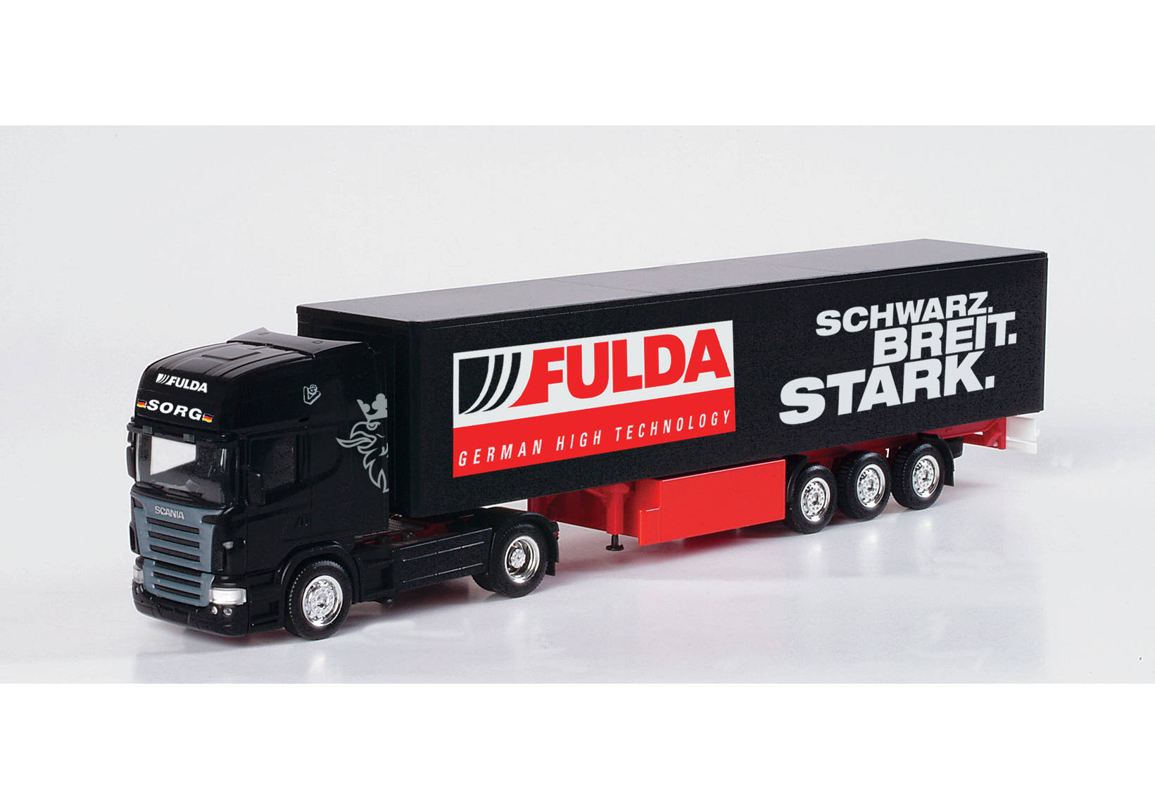 Scania R TL curtain canvas semitrailer "Fulda / Spedition Sorg"