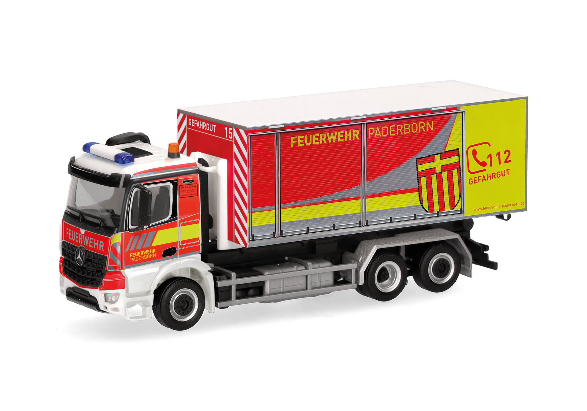 Mercedes-Benz Arocs M Wechsellader-LKW 3achs "Feuerwehr Paderborn"