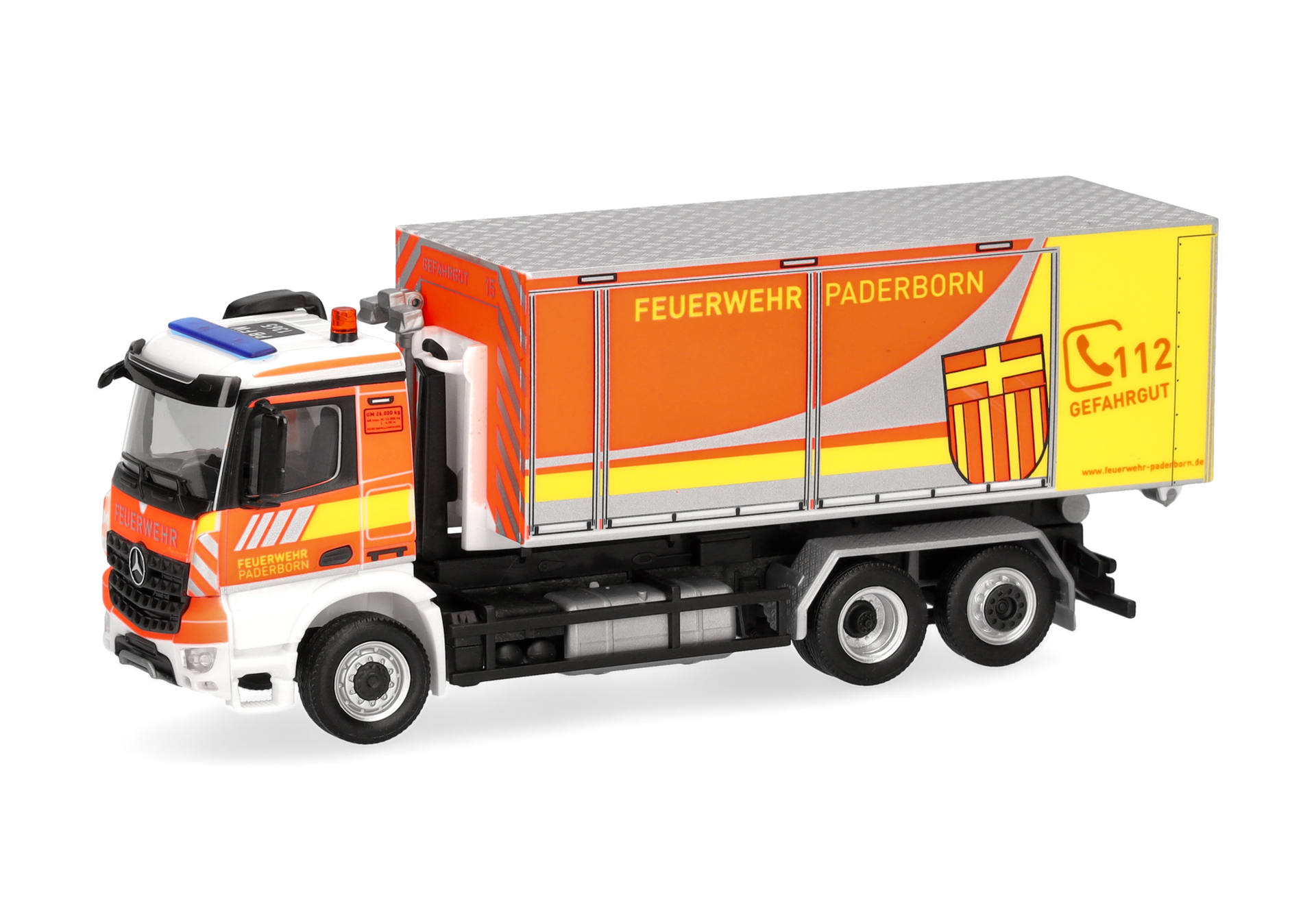Mercedes-Benz Arocs M Wechsellader-LKW 3achs "Feuerwehr Paderborn"