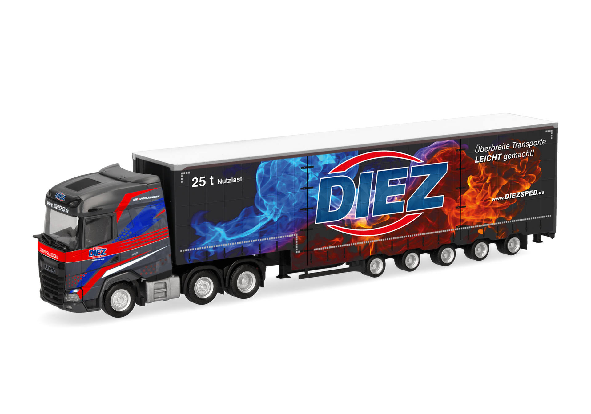 DAF XG volume semitrailer truck "Diez"