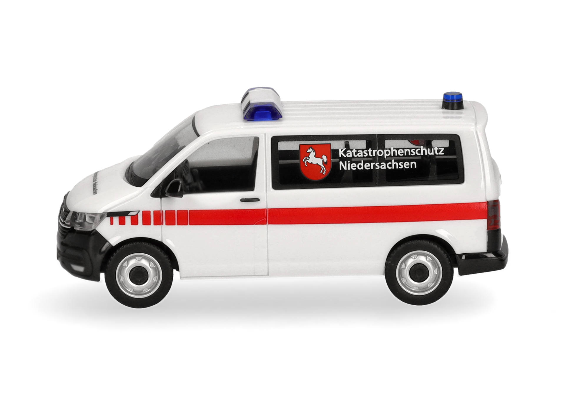 ambulance, van, white, red stripe, emergency lights