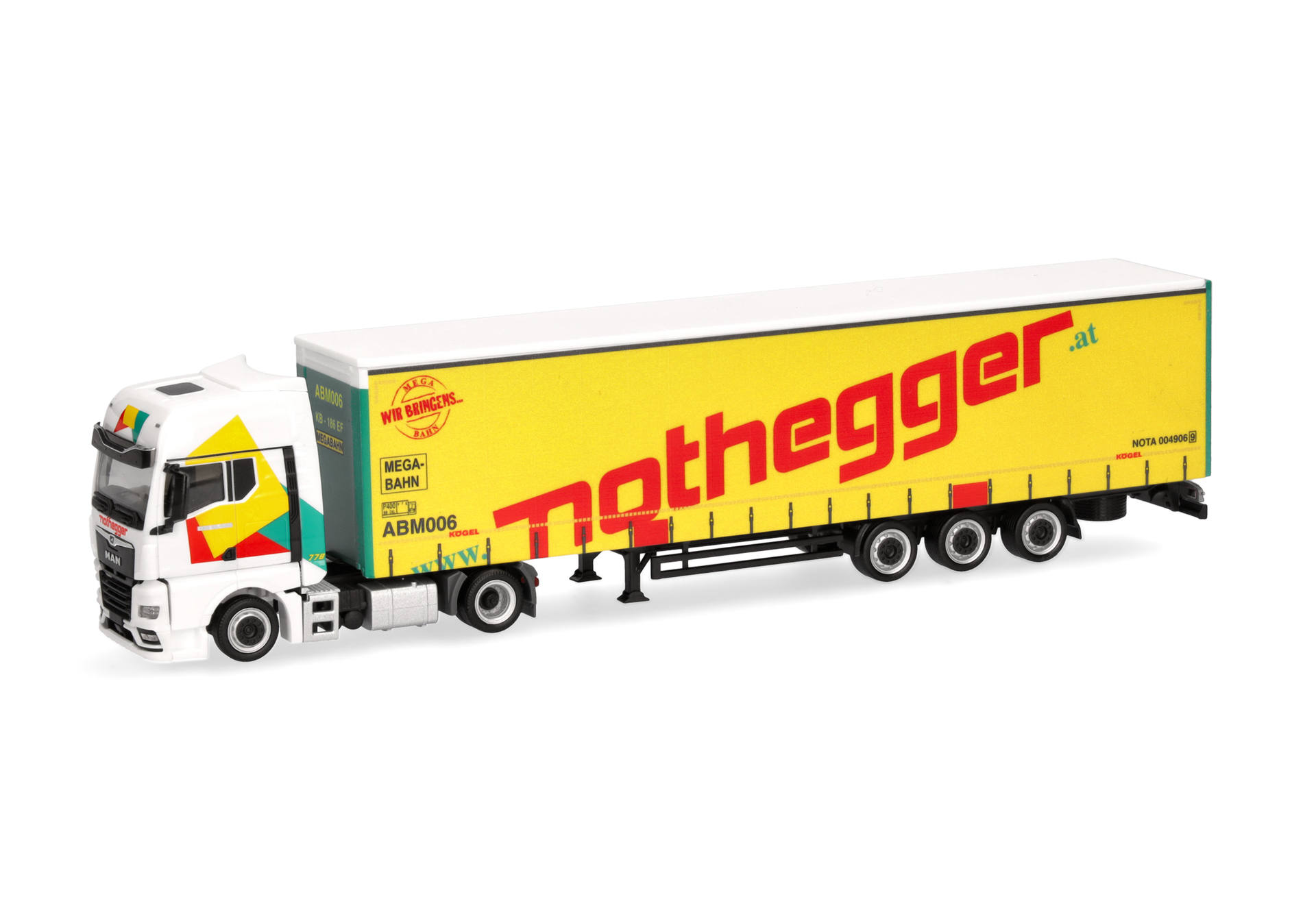 MAN TGX GX volume curtain canvas semitrailer "Nothegger", Austria