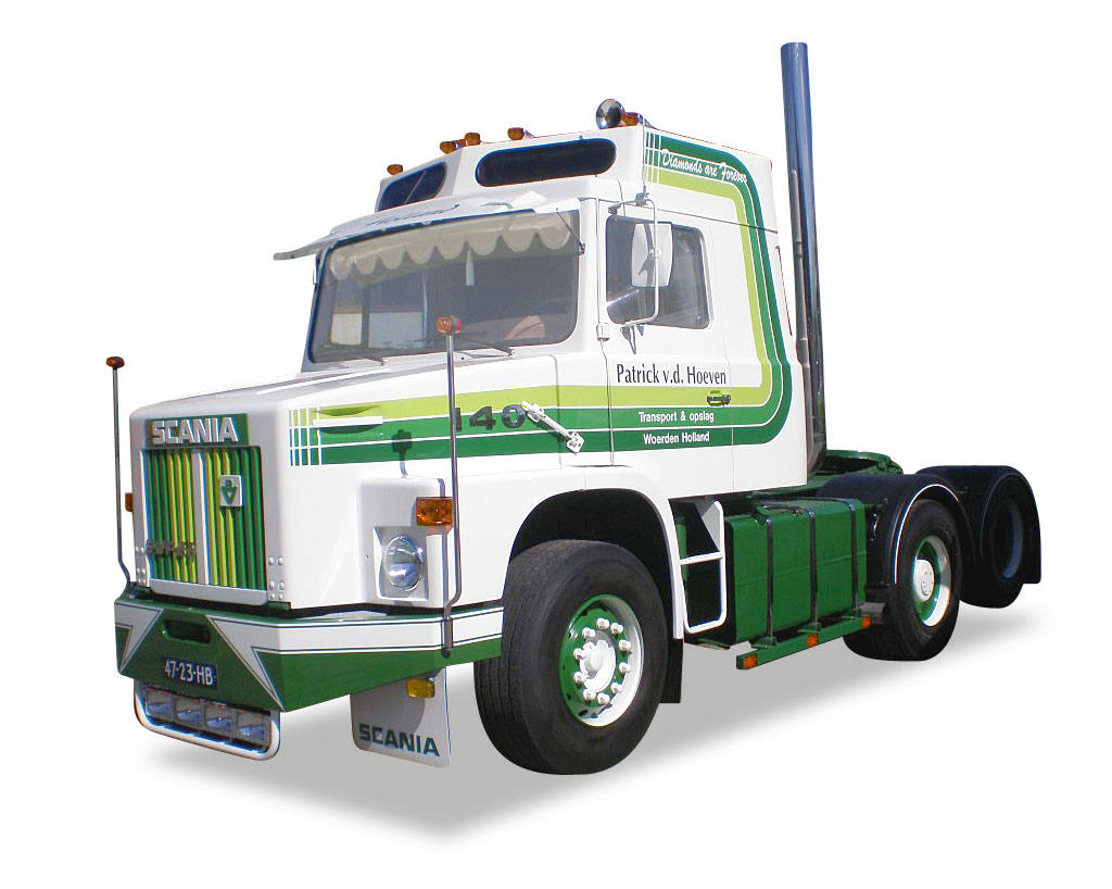 Scania 140 Hauber TL rigid tractor "P.v.d. Hoeven"