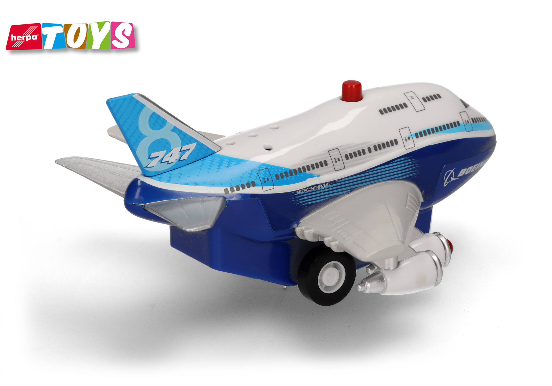 Herpa Toys: Boeing 747-8 Pullback Aviation Toy