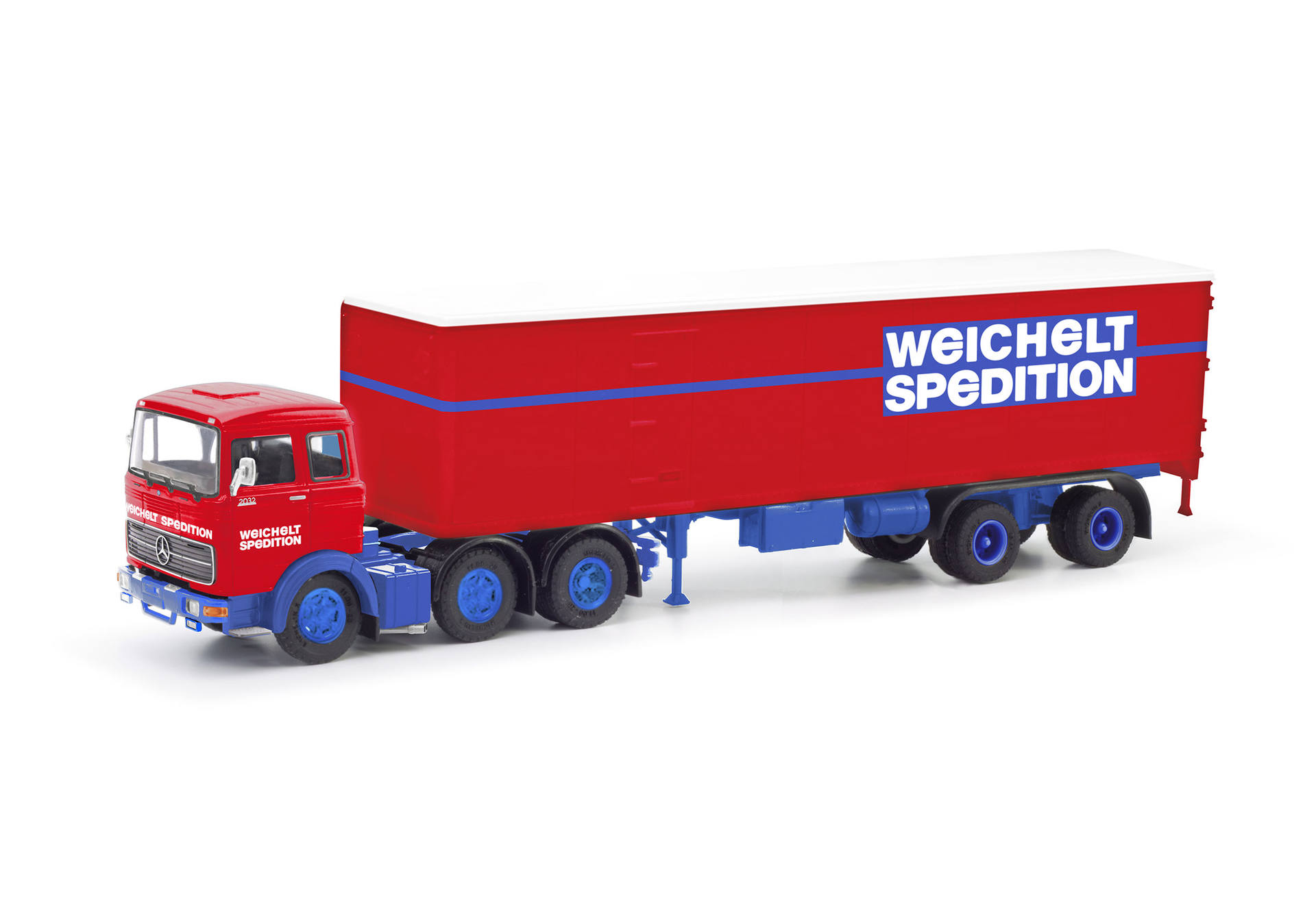 Mercedes-Benz LPS 2032 Koffer-Sattelzug "Weichelt Spedition"