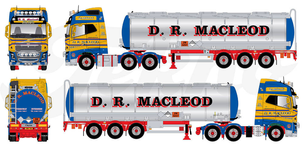 Volvo FH GL tank semitrailer "Macleod"
