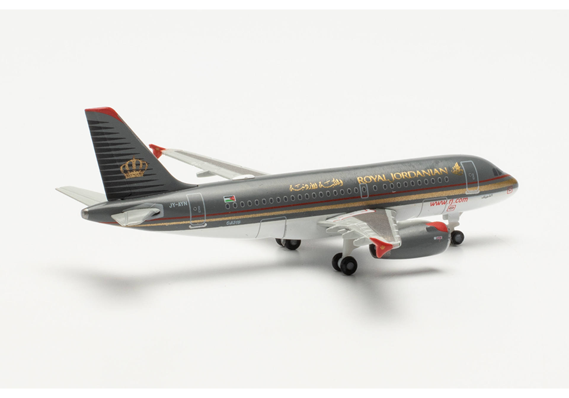 Royal Jordanian Airbus A319 – JY-AYN Shobak