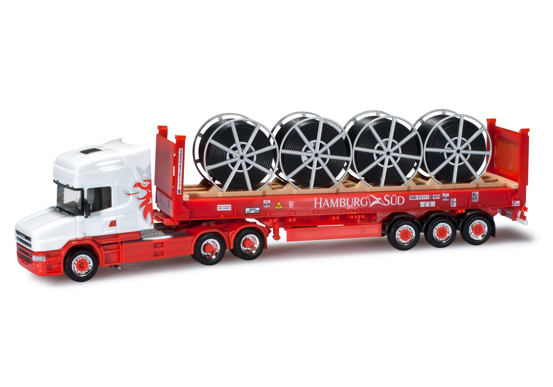 Scania Hauber TL Container-Sattelzug "Hamburg Süd"