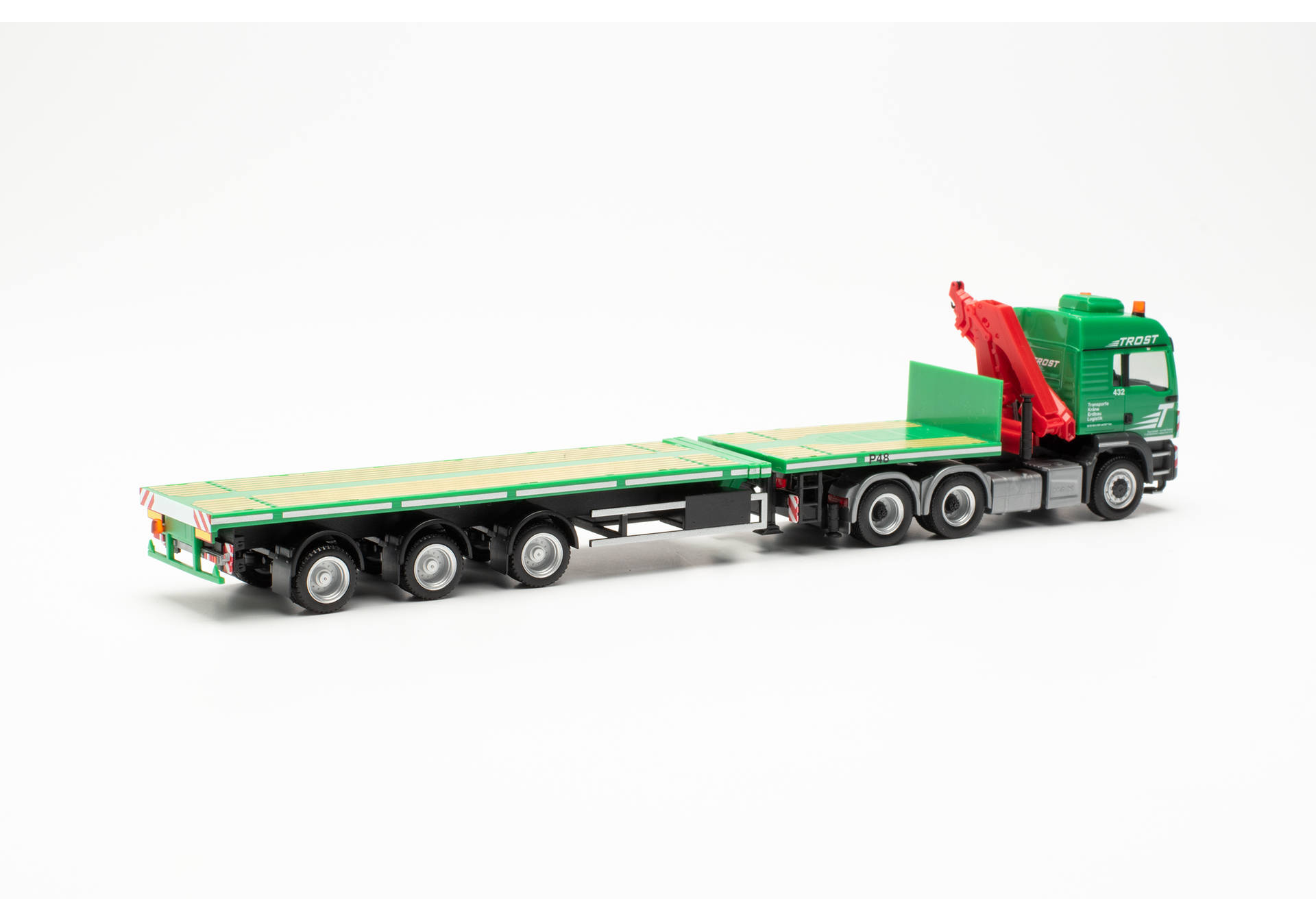 MAN TGS LX Euro 6c Teletrailer semitrailer Trost Traisen