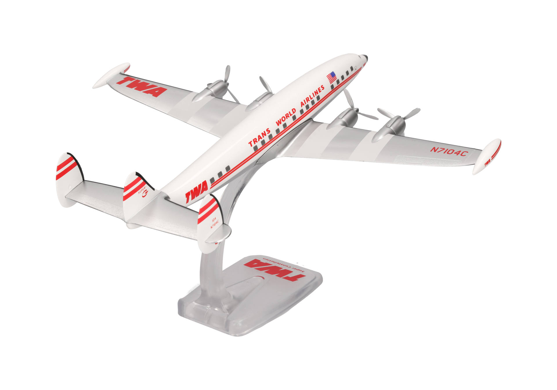TWA Trans World Airlines Lockheed L-1049G Super Constellation - N7104C