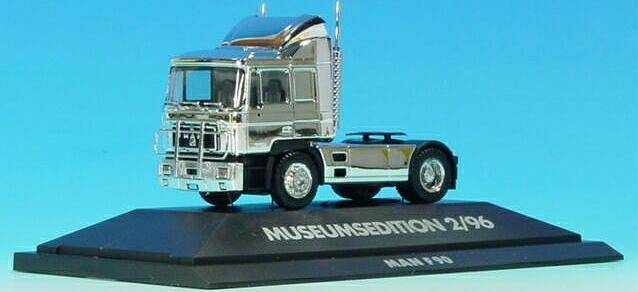 MAN F90 tractor "Herpa Museum", chrome-plated