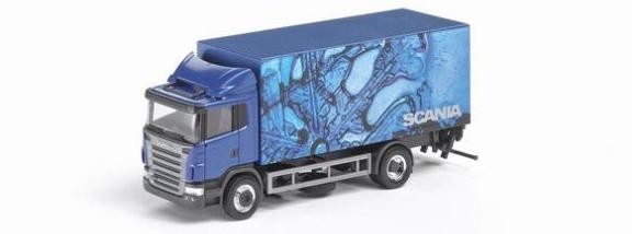 Scania R '04 (M) (R230) Case truck with a charging bord wall 2A special box