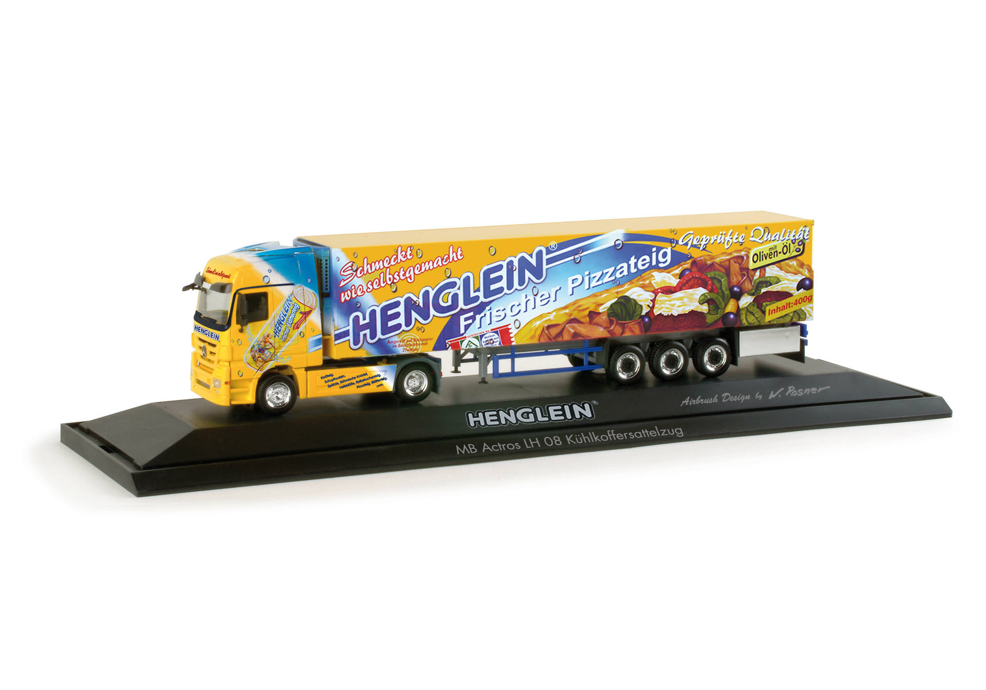 Mercedes-Benz Actros LH Kühlkoffer-Sattelzug "Henglein Pizzateig"