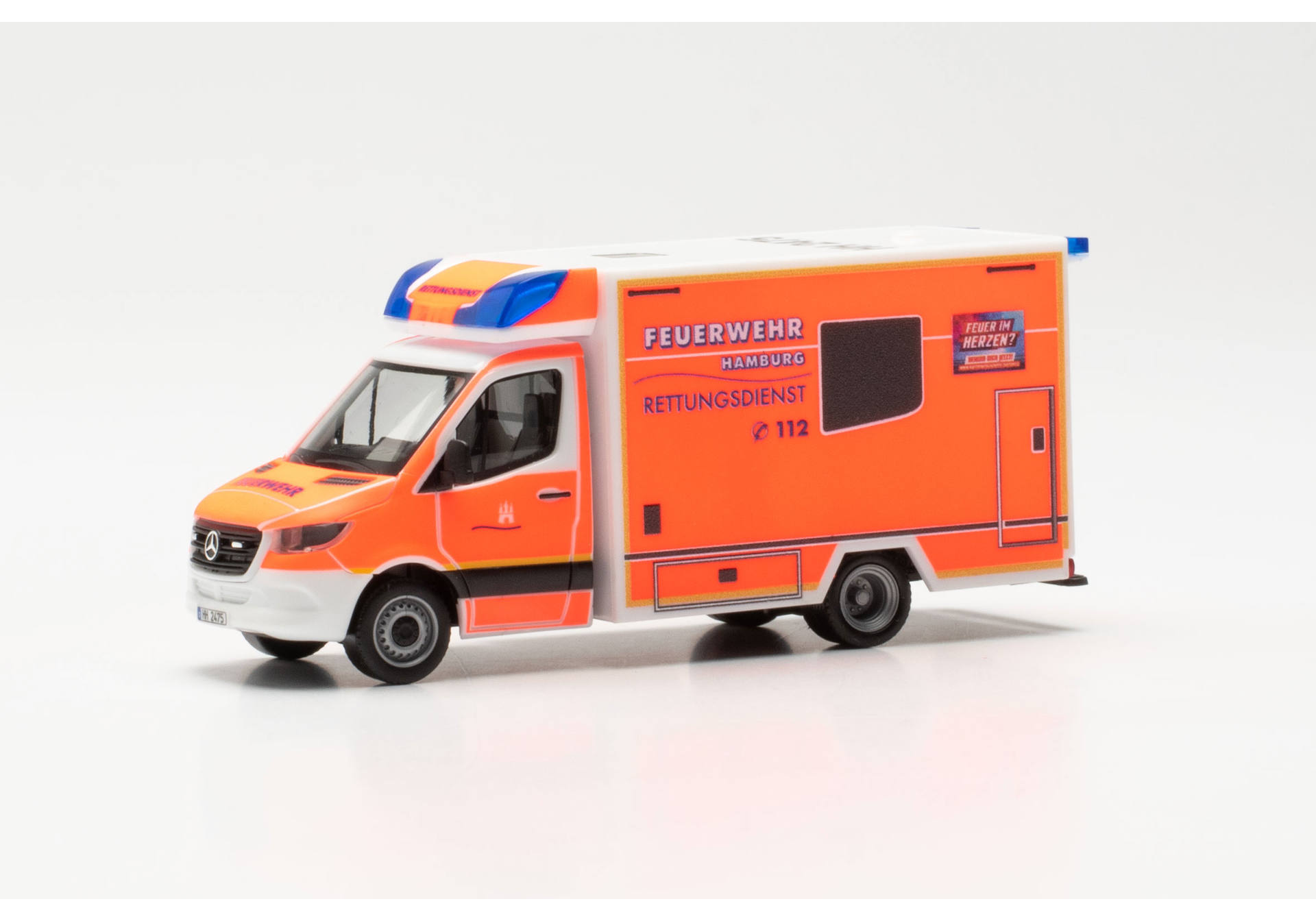 Mercedes-Benz Sprinter 18 Fahrtec rescue vehicle "Feuerwehr Hamburg" (HH2475)