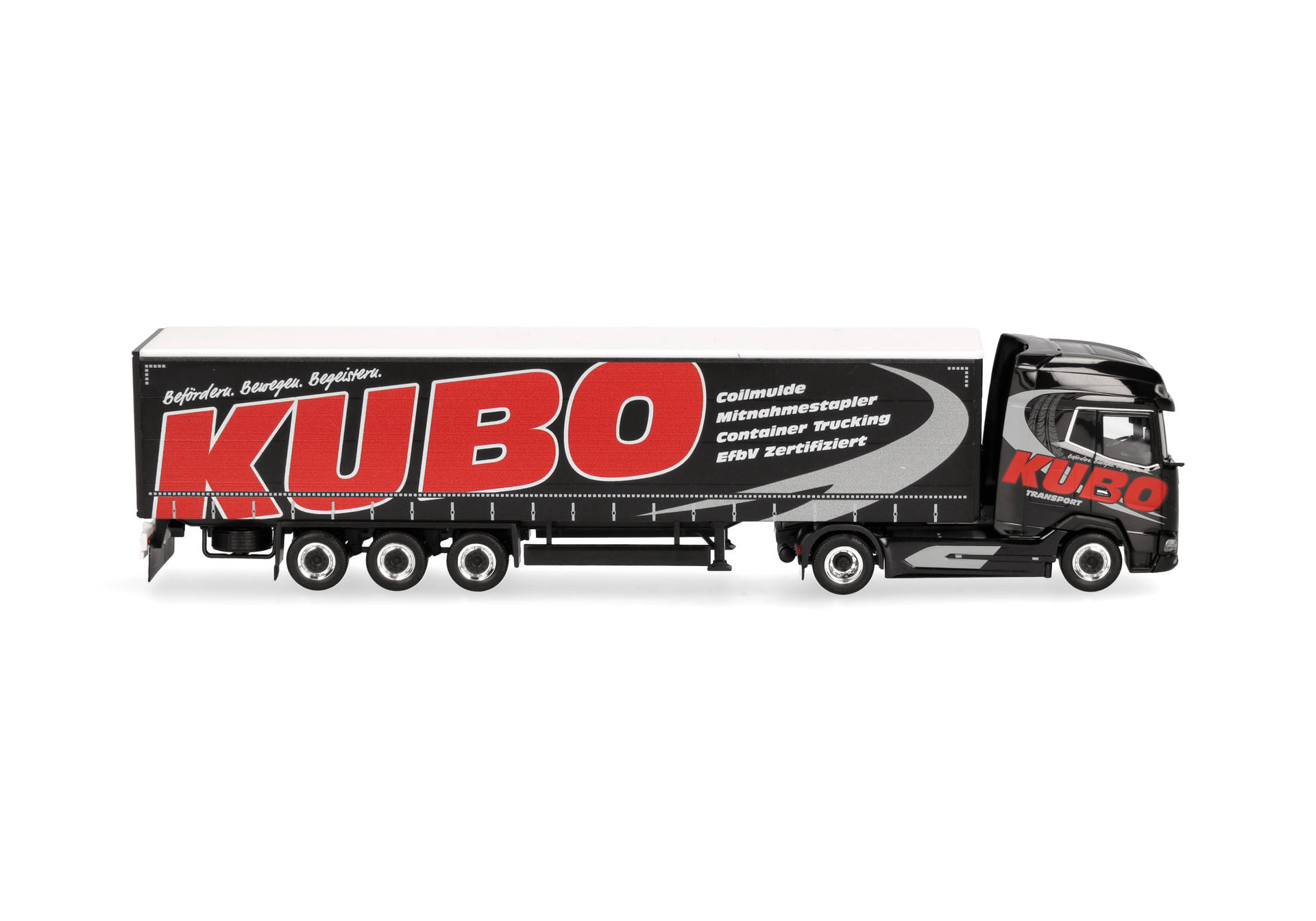 DAF XG+ Gardinenplanen-Sattelzug "KUBO"