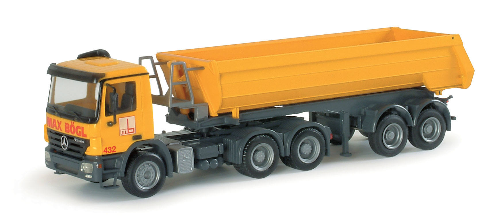 Mercedes-Benz Actros S 02 dump semitrailer "Max Boegl"