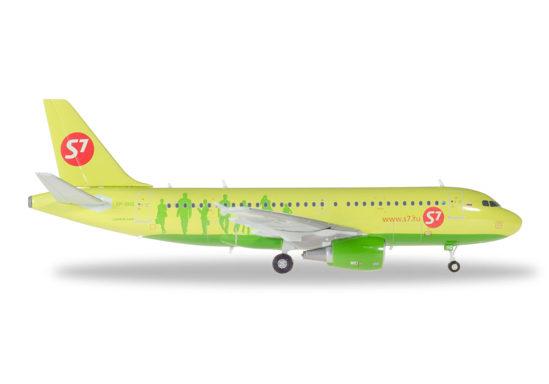 Herpa S7 Airlines Airbus A319 - VP-BHQ 559072