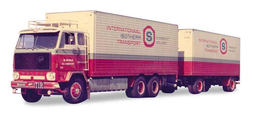 Volvo F89 box trailer "Transtolk"